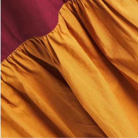 Vanessa Bruno // Neha belted two-tone cotton skirt - Picture 4 of 9